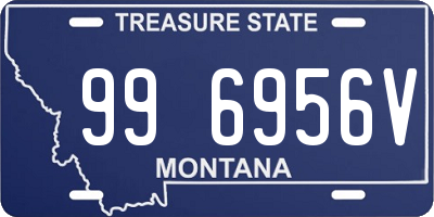 MT license plate 996956V