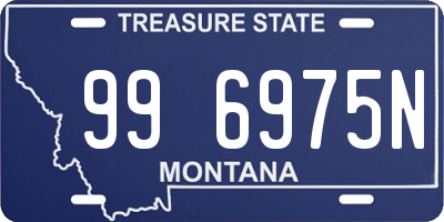 MT license plate 996975N