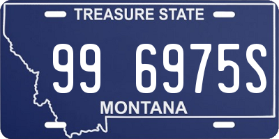 MT license plate 996975S