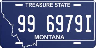 MT license plate 996979I