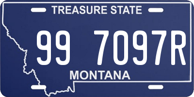 MT license plate 997097R