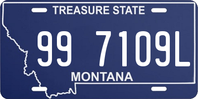 MT license plate 997109L