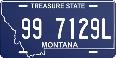 MT license plate 997129L