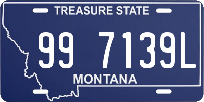 MT license plate 997139L