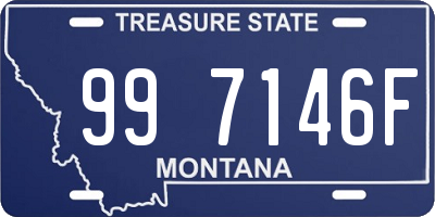 MT license plate 997146F