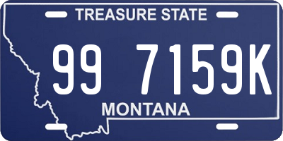 MT license plate 997159K