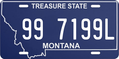 MT license plate 997199L