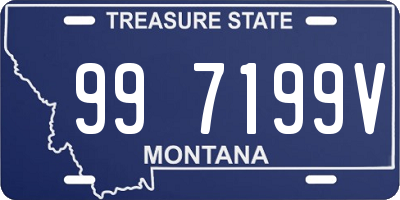 MT license plate 997199V