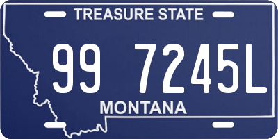 MT license plate 997245L