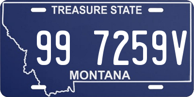 MT license plate 997259V