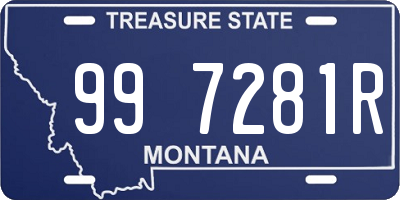 MT license plate 997281R