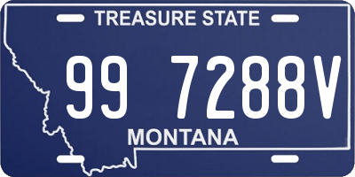 MT license plate 997288V