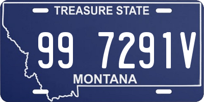 MT license plate 997291V