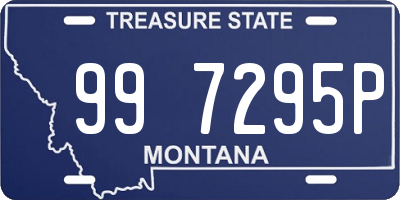 MT license plate 997295P