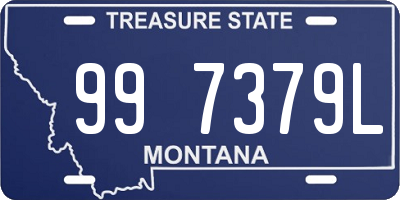 MT license plate 997379L