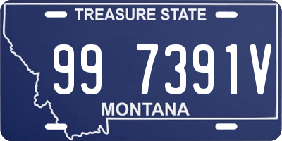 MT license plate 997391V