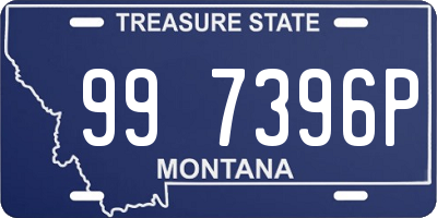 MT license plate 997396P