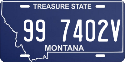 MT license plate 997402V