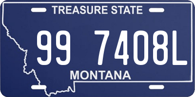 MT license plate 997408L