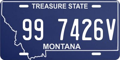 MT license plate 997426V