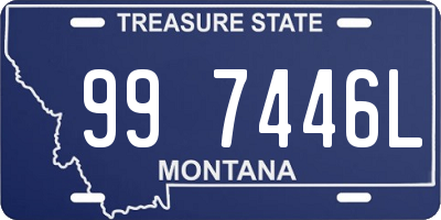 MT license plate 997446L