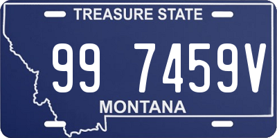 MT license plate 997459V