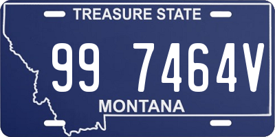 MT license plate 997464V