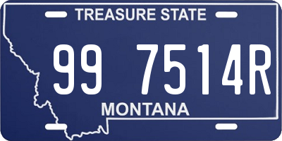 MT license plate 997514R