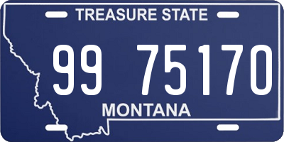 MT license plate 997517O