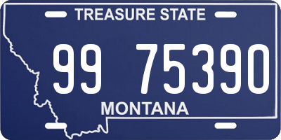 MT license plate 997539O