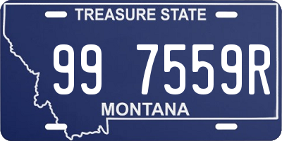 MT license plate 997559R