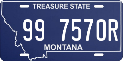 MT license plate 997570R