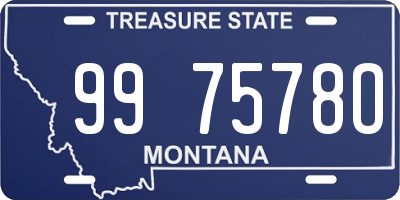 MT license plate 997578O