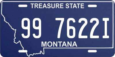 MT license plate 997622I