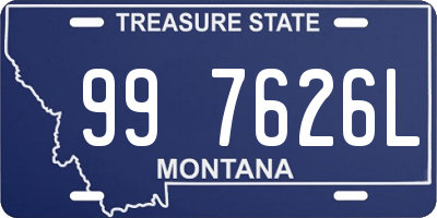 MT license plate 997626L