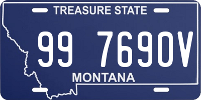 MT license plate 997690V