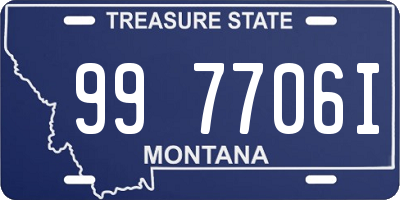 MT license plate 997706I