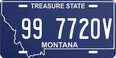 MT license plate 997720V