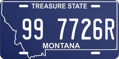 MT license plate 997726R