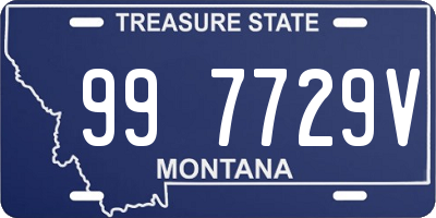 MT license plate 997729V