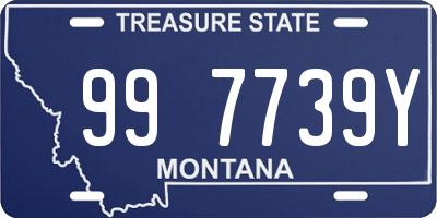 MT license plate 997739Y