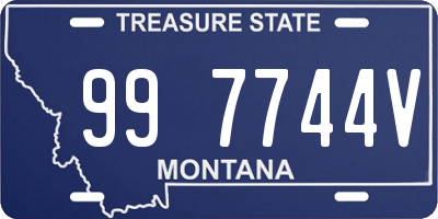 MT license plate 997744V