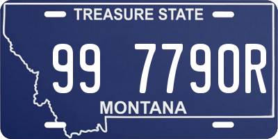 MT license plate 997790R