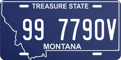 MT license plate 997790V