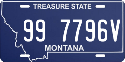 MT license plate 997796V