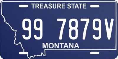 MT license plate 997879V