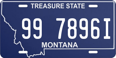 MT license plate 997896I