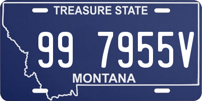 MT license plate 997955V