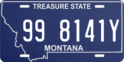 MT license plate 998141Y