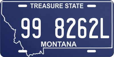 MT license plate 998262L